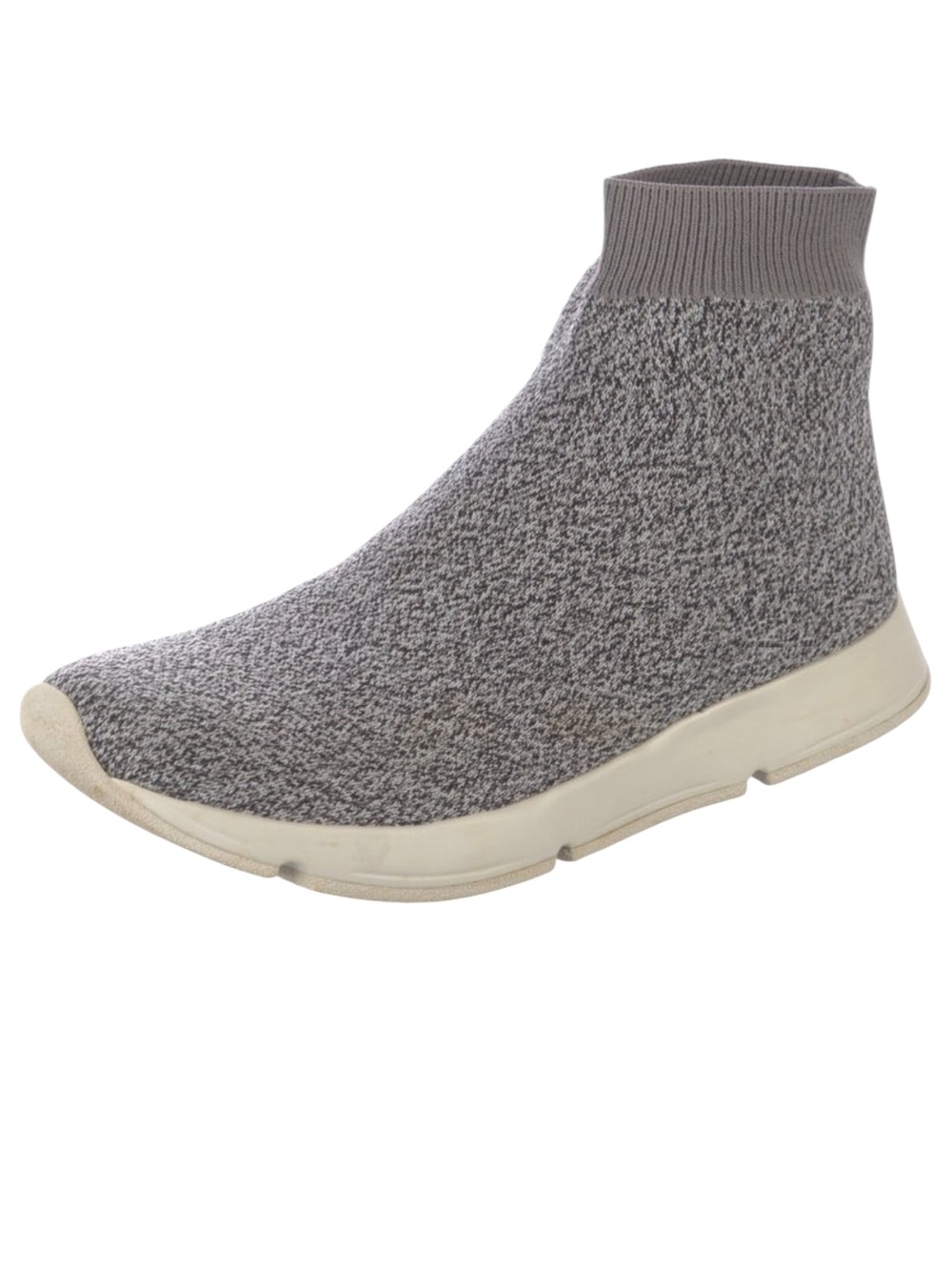 Vince Tyra Heather Grey Stretch Knit Sock Style Sneakers Size
